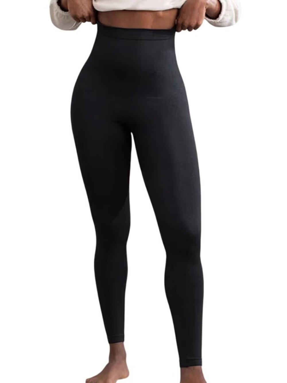 Shapermint Empetua High Waisted Shaping Leggings Shapewear Black Sz XL 42075